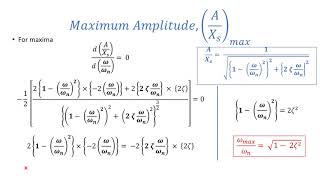 Mechanical Vibrations L42 Analysis of Eq of Motion of Forced Vibration system with Harmonic Force [upl. by Nnylarat]