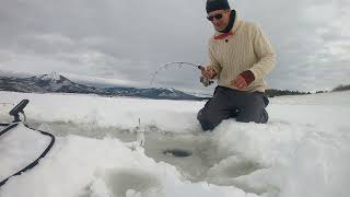 Fantastic Steamboat Lake Ice Fishing [upl. by Bluh]