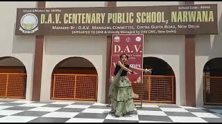 DAV school narwana best profmaion cute girl Noor sheokand [upl. by Ynotna]