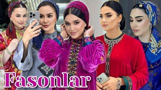 Bir birinden owadan türkmen moda koynek fasonlar 2024  Dresses for women  turkmen fasonlar 2024 [upl. by Nillad]