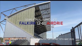 Why were we so nervous Airdries BIG BAWS carry them to the Playoff Final ♦️ Airdrie 72 Falkirk [upl. by Aneekal]