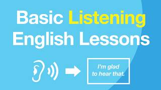 Basic Listening English Lessons  Improve Your English Listening Skills [upl. by Lauree782]