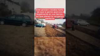 Este granjero estaba arto de la gente aparcara ilegalmente en sus tierras [upl. by Kriste]