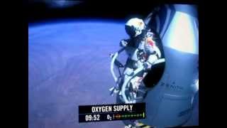 Felix Baumgartner  THE JUMP  Full Video HQ  Der Sprung 14102012  3 Weltrekorde [upl. by Meuser]