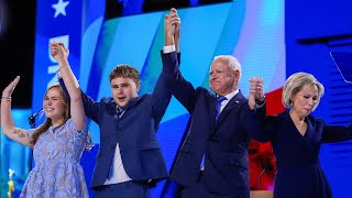 Tim Walz accepts the Democratic nomination for vice president at the DNC [upl. by Marlie]