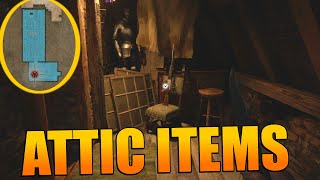 Resident Evil 8 Village Attic Items amp Missable Treasures  Attic Items RE8 [upl. by Eirojram587]