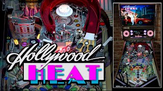 Hollywood Heat Gottlieb 1986 Visual Pinball X VPX [upl. by Milla986]