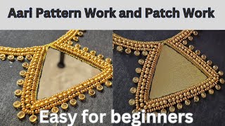 Aari beautiful pattern work blouse designs and patch work [upl. by Hezekiah]