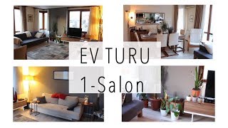 EV TURU 2018 SALON DEKORASYONU MOBİLYALARIM BİTKİLERİM KENDİN YAP [upl. by Gosnell62]