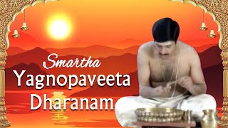 Mantras to Change Poonal  Sacred Thread  Yagnopaveeta Dharana Prayoga  Yajur Smartha amp Rig Veda [upl. by Yelsnit413]