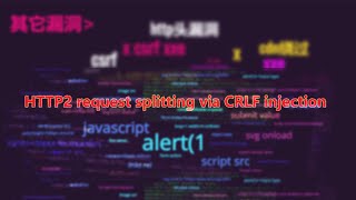 HTTP2 request splitting via CRLF injection [upl. by Diley]