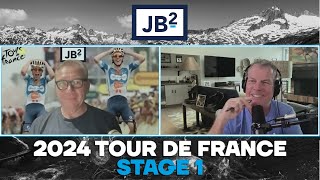 Is Jonas Vingegaard in Better Shape Than Expected  Tour de France 2024 Stage 1  JB2 [upl. by Silda]