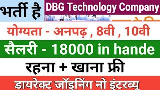 anpadh ke leea house kipping job vacancy dbg rewari 2024 खाना फ्री आने जाने के लिए बस फ्री 20500 [upl. by Wesle]