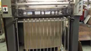 1990 Bobst SP 102 E  Die Cutter [upl. by Oneil]