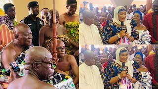 Lovely🤩Otumfuo praises Samira Bawumias thoughtful Twi addressembellished with wise Akan sayings [upl. by Aneles]