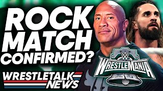 The Rock WWE WrestleMania 40 Match Confirmed AEW Signs ANOTHER Top Talent  WrestleTalk [upl. by Ariel]