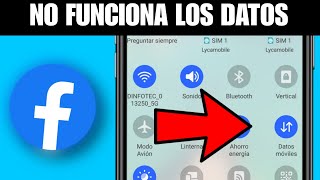 No me funciona los datos móviles en Facebook Solución [upl. by Haral]