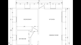 How to Setup and Add Dimensions to Floor plans in Auto CAD [upl. by Winfield]