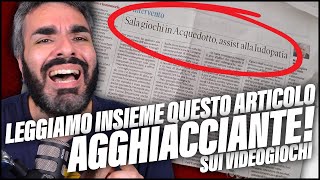 È SUCCESSO DI NUOVO UN GIORNALE ITALIANO CONTRO I VIDEOGIOCHI  Un nuovo quotSenatore Canginiquot [upl. by Notnad]