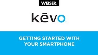 Weiser Kevo Bluetooth Deadbolt Lock Getting Started with Your Smartphone  English [upl. by Mair]