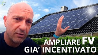 Si può Ampliare un impianto Fotovoltaico già Incentivato GSE   Pordenone pt 1 [upl. by Joash111]