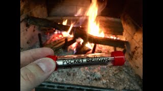 Pocket Bellow Fire Starter Review [upl. by Barina]