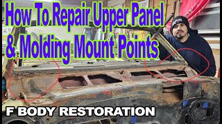 HOW TO Repair Upper Cash Panel And How To Find The Windshield Molding Mounting Holes in your FBODY [upl. by Clarabelle]