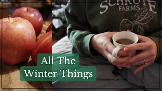 no 1  Cozy Winter Homemaking  Slow Living  Preserving and Dehydrating Apples [upl. by Egrog]