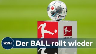 FUßBALLBUNDESLIGA So sieht der erste Spieltag nach der CoronaPause aus [upl. by Yllah]