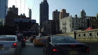 Driving from Sunnyside in Queens to Carnegie Hill in ManhattanNew York [upl. by Casabonne]