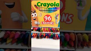 Unboxing Crayola  96 Count Crayon Box ♥️shorts crayola crayons unboxing colors theCodillaFam [upl. by Arotahs]