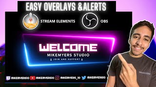 HOW TO MAKE OVERLAYS ON STREAMELEMENTS TO OBS GUIDE streaming tutorial twitch streamelements [upl. by Burck]