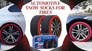 kampk automotive snow socks for tiresautomotive kampK snowsocks electricweb usa alaska [upl. by Weldon889]