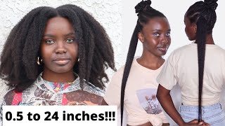 How I Grew My Hair Very Thick Very Long Fast 12 tips to grow longer thicker Hair To Waist length [upl. by Christy]