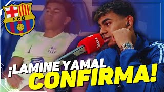 🔥 ¡MUY ENFADADO ¡LAMINE YAMAL CONFIRMÓ LO QUÉ PASO EN LA ENTREVISTA NOTICIAS DEL FC BARCELONA [upl. by Dranreb]