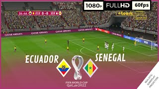 ECUADOR vs SENEGAL  Copa Mundial Qatar 2022 • Grupo A  Partido Completo  Nov 29 [upl. by Yale]