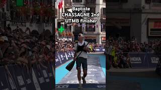 Baptiste Chassagne 2nd UTMB finisher ultrarunning trailrunning [upl. by Welsh137]