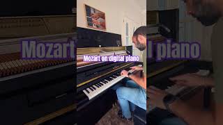 Which do you prefer Analogical or digital piano piano pianomusic music mozart viralshorts [upl. by Peedus281]