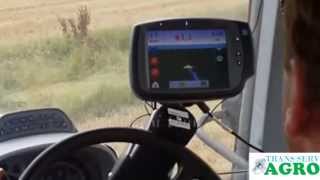 Autoghidare ghidare automata cu Matrix 840 de la TeeJet GPS agricol [upl. by Prissy]