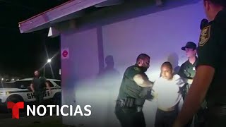 Policía de Florida murió por causas naturales y acusan a migrante guatemalteco  Noticias Telemundo [upl. by Malynda]