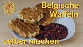 Belgische Waffeln selber machen Lütticher Waffeln [upl. by Ahselet383]