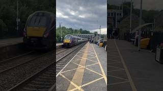 Trains at Dronfield Meridians head north from London St Pancras [upl. by Ayatnohs]