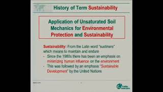 Application of Unsaturated Soil Mechanics for Environmental Protection and Sustainability [upl. by Akinal]