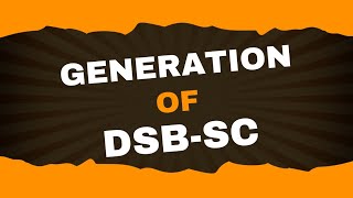 Generation of DSBSC Using Balanced Modulator  Analog Communication  Lecture  18  Brainbox [upl. by Violet173]