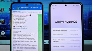 ACTUALIZA YA TU XIAOMI REDMI NOTE 12 A HYPEROS 20 GLOBAL ESTABLE CON ANDROID 15 [upl. by Lolita]