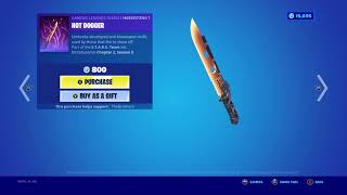 NEW HOT DOGGER PICKAXE FORTNITE x RESIDENT EVIL [upl. by Mirelle]