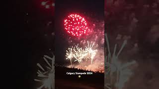 Enjoying this evening’s Calgary Stampede fireworks 2024 [upl. by Hanway798]