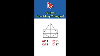 IQ Test Explained How Many Triangles Can You Count [upl. by Salchunas373]