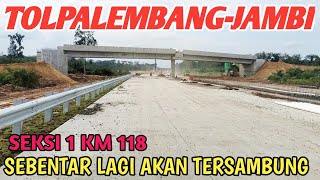 UPDATE TERBARU JALAN TOL JAMBI PALEMBANG [upl. by Lyall944]