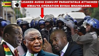 Leaked Audio ZanuPF Parastatals attacked kwakuuya operation bvisai Mnangagwas regime Jeff Judah🔥🇿🇼 [upl. by Thier866]